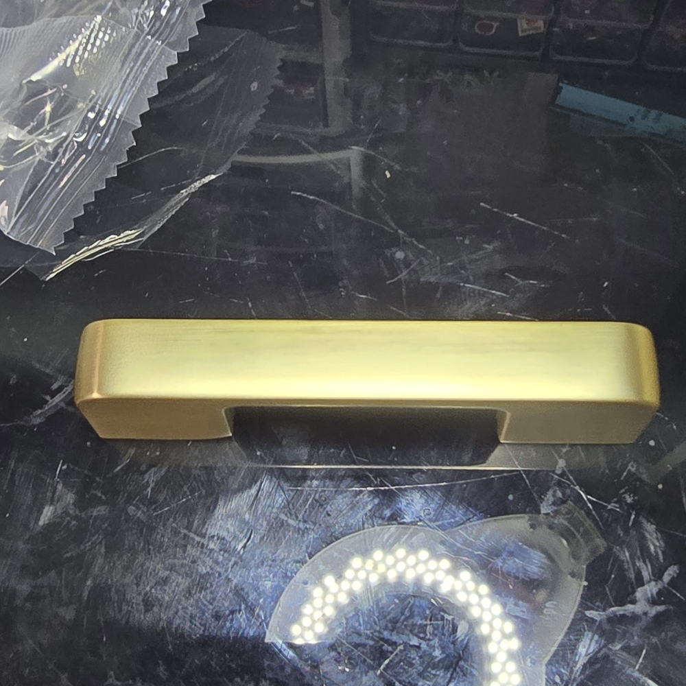 3 inch Matte Gold Cabinet Handles - Drawer Pulls - 9 PACK